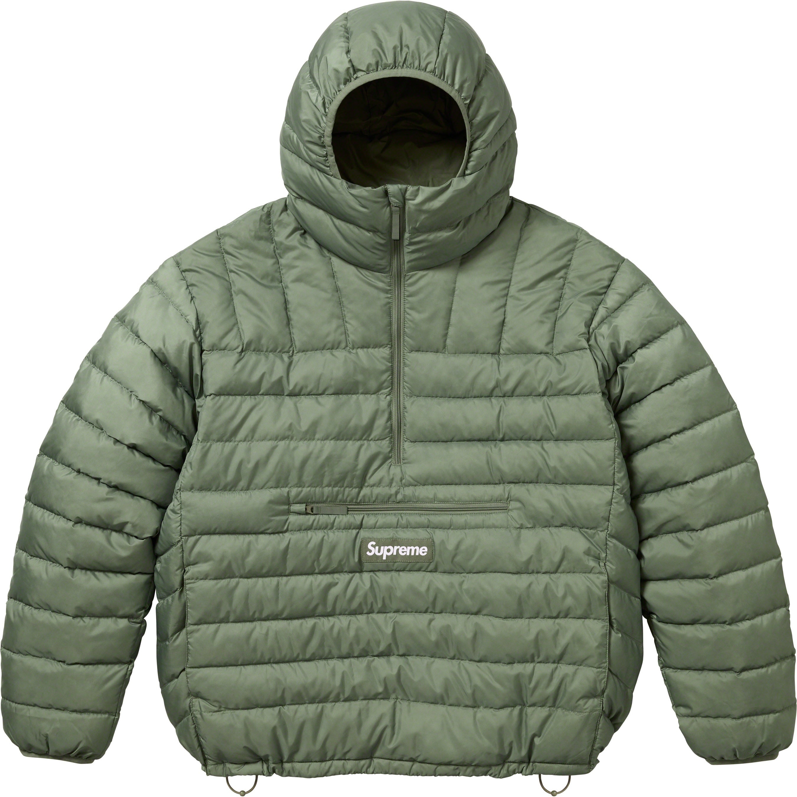 Micro Down Half Zip Hooded Pullover view 7
